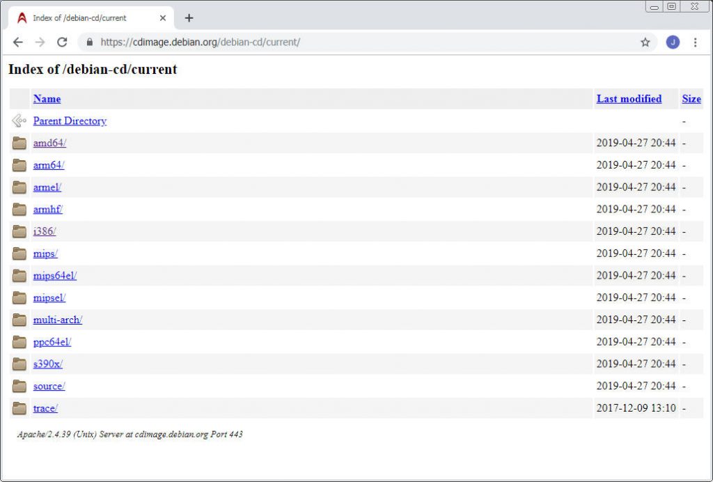 como descargar debian 9