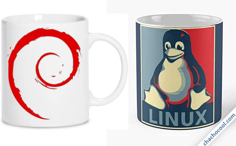 Coffee Penguin Tux Linux Computer Taza de café con Leche 11 oz 