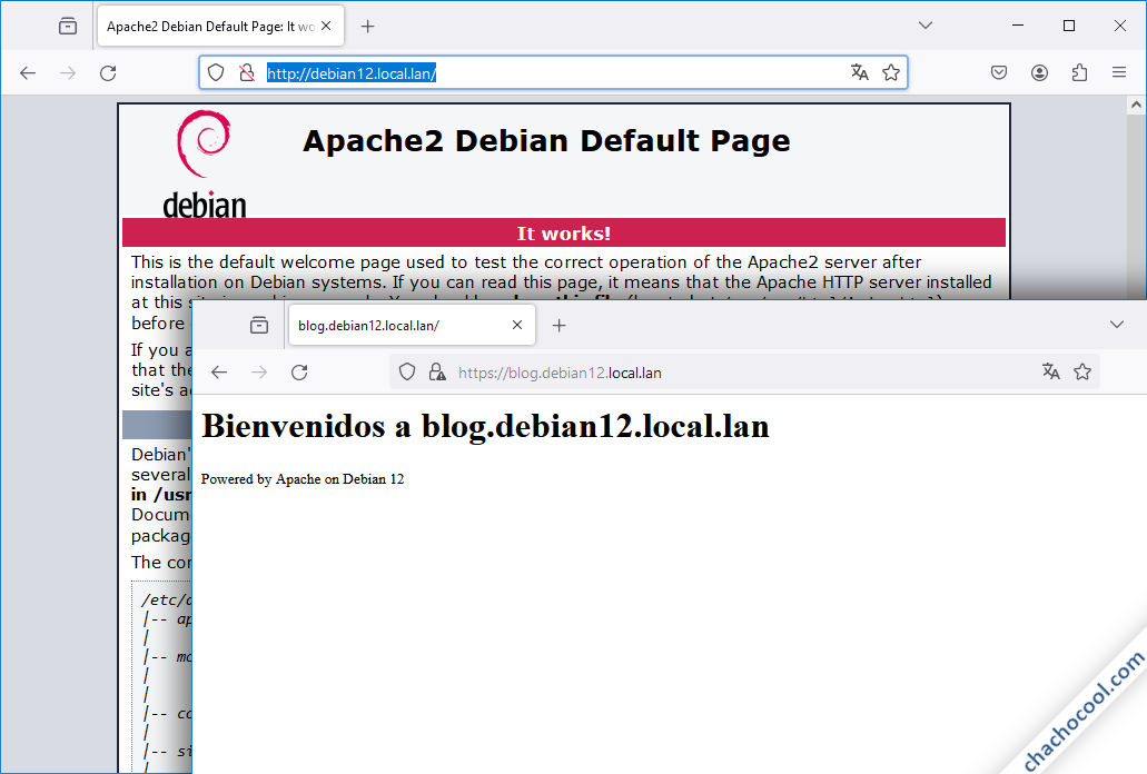 servidores virtuales con https en apache para debian 12 bookworm